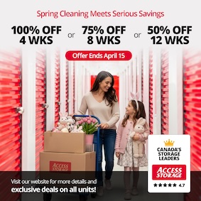 Access Storage - Smiths Falls Promotion